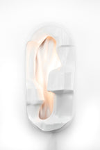 Applique Murale Céramique Blanche Design Bouti